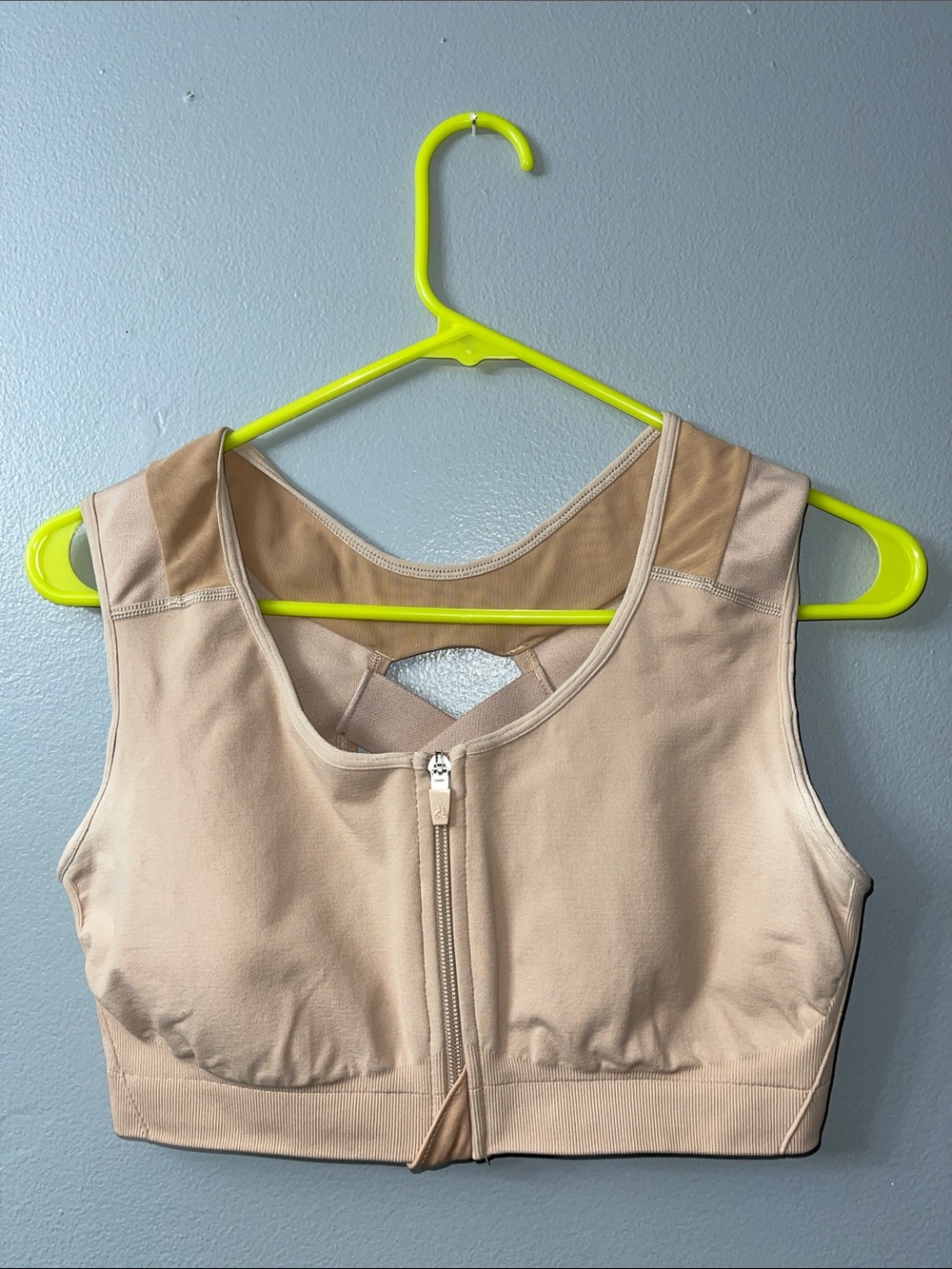 Alignmed tan sports support bra xl